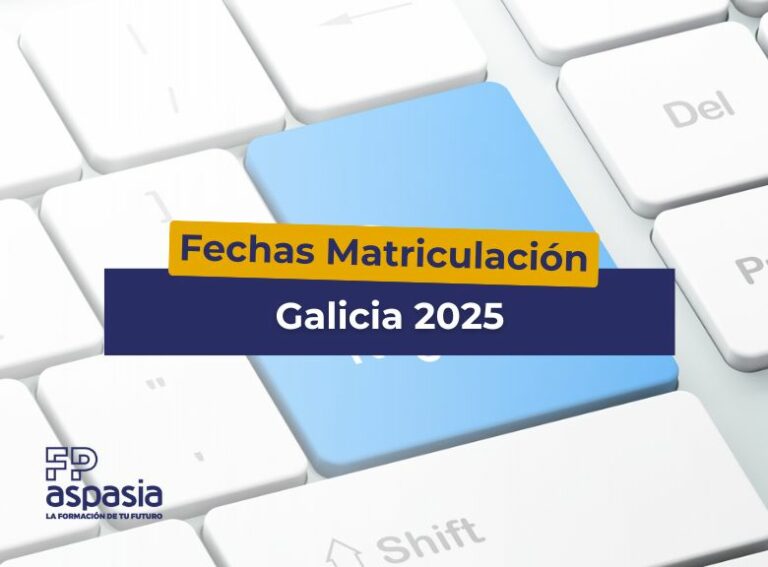 Portada fechas matriculación Galicia FP 2025