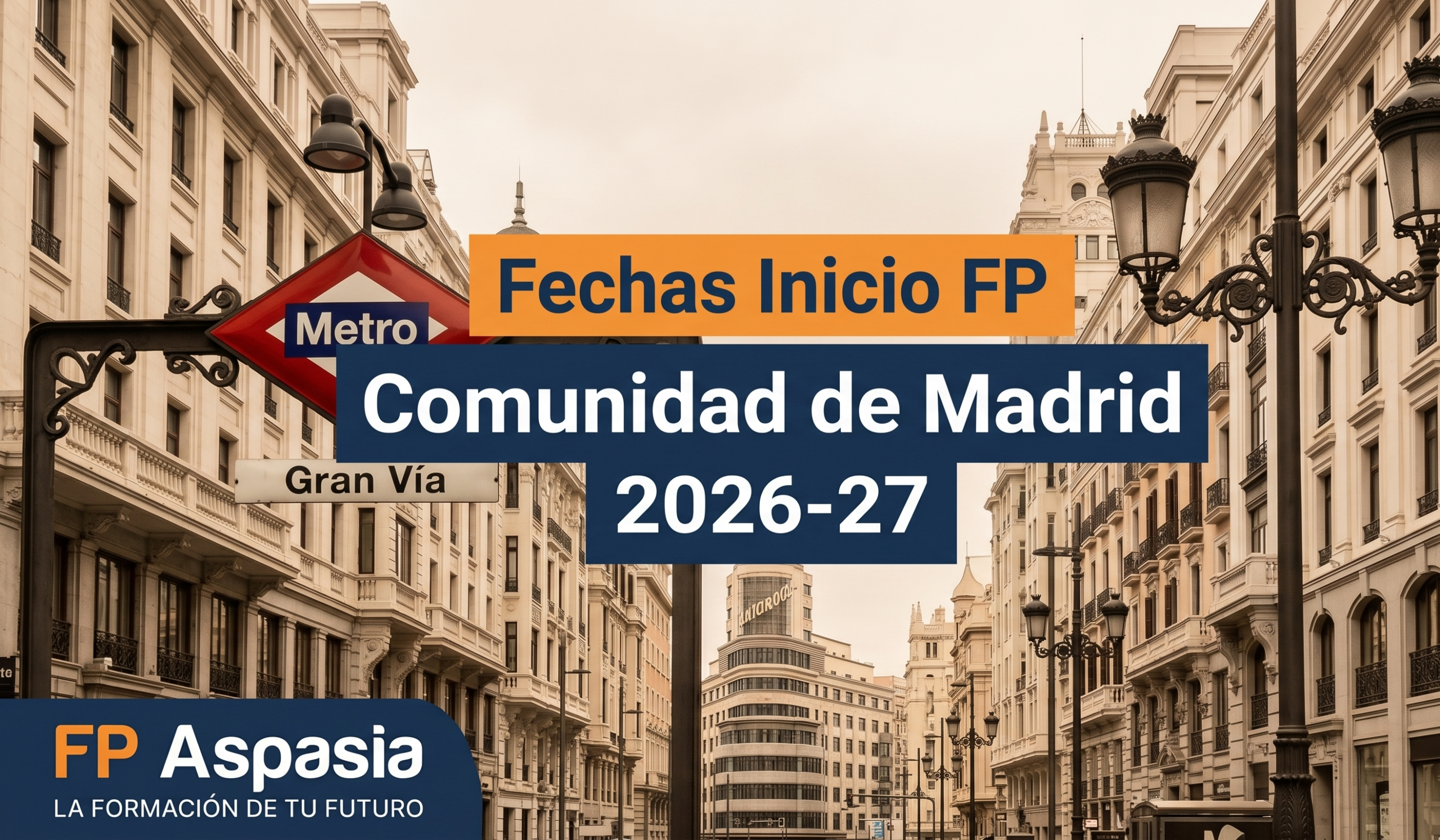 ¿Cuándo empiezan las clases de Grado Superior en Madrid 2026?